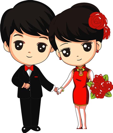 Pareja Sticker Couple Cartoon Png Clip Art Library