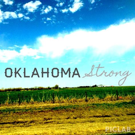 The Words Oklahoma Story Written Over An Image Of A Grassy Field And