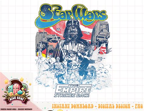 Star Wars Retro 70s Battle Of Hoth Vader And Rebels Png Inspire Uplift
