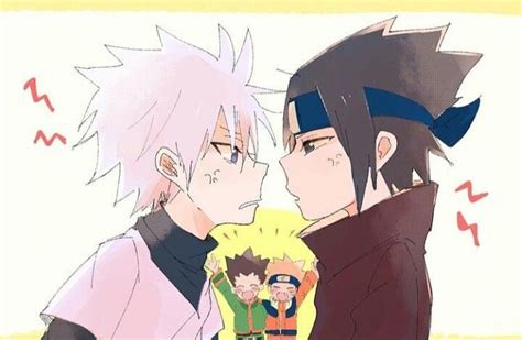 Hxh Naruto Crossover Naruto Cute Naruto And Sasuke Naruto Shippuden