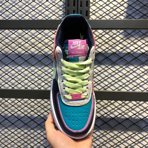 Designed exclusively for the ladies, the nike air force 1 shadow is a new iteration of the classic silhouette from the swoosh. The Latest Nike Air Force 1 Shadow Aqua/Pink-Volt CK3172 ...