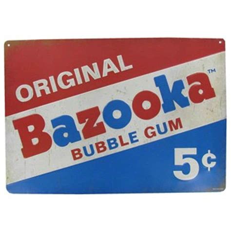 Retro Bazooka Bubble Gum