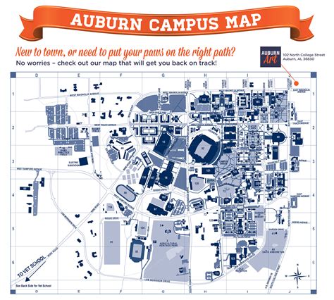 Auburn University Campus Map Images And Photos Finder