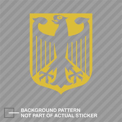 German Eagle Sticker Decal Vinyl Deutschland Germany Ebay