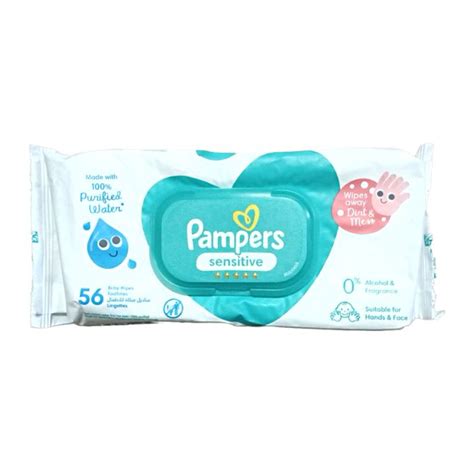 Pampers Wipes Sensitive Protect 56 Wipes