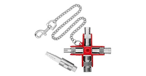 KNIPEX Universal Schlüssel Bau 00 11 06 V01 Steckschlüssel silber