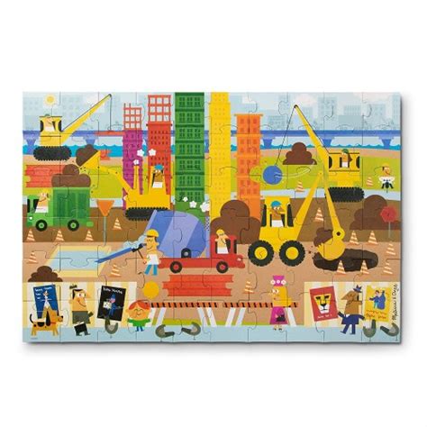 Melissa Doug Natural Play Giant Floor Puzzle Big Builder 60