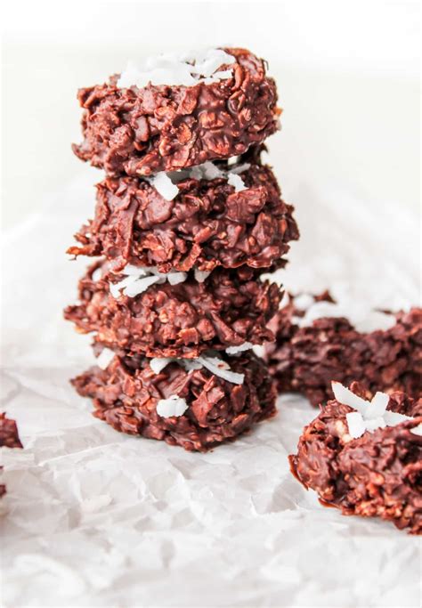 No Bake Chocolate Coconut Cookies The Whole Cook