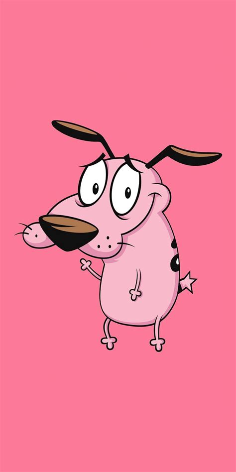 Courage Pink Cowardly Dog Background Download Wallpapers 2022