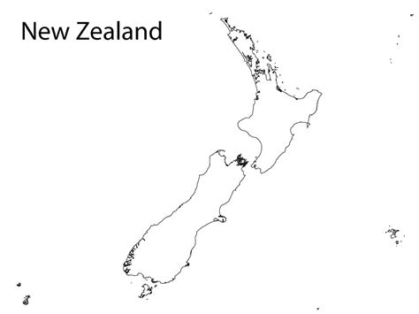 New Zealand Map Coloring Page Outline Map Research Activity New Sexiz Pix