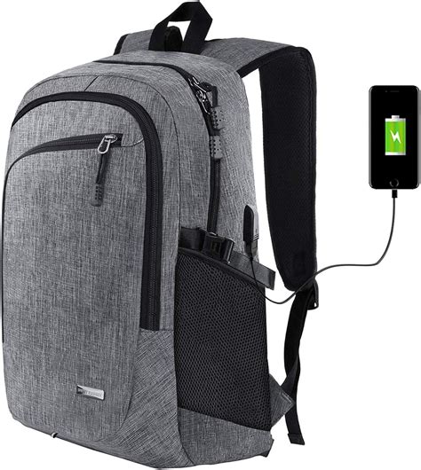 rucksack herren casfansta professioneller laptop rucksack mit usb ladeport leichte laptoptasche