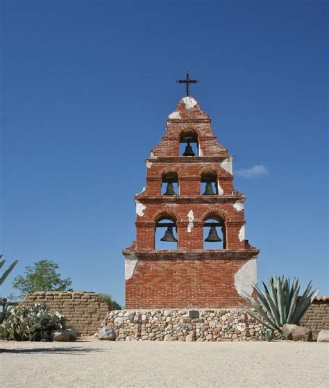Old Bell Tower San Miguel Arcangel Mission San Miguel Ca