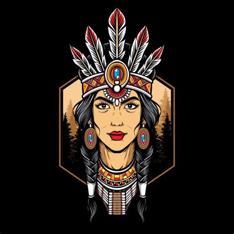 Native American Woman Logo Native American Women African Women Art