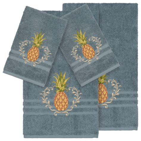 Buy tropical bath towels and get the best deals at the lowest prices on ebay! Linum Home Textiles Welcome Embellished - Tropical - Bath ...
