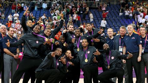 Gold Medallists The United States Pose Following The Victory Ceremony