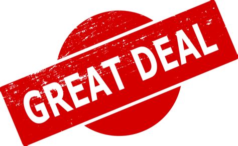 4 Great Deal Stamp Png Transparent