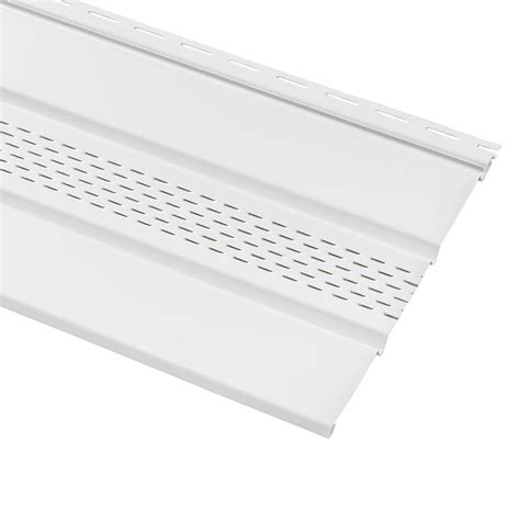Georgia Pacific 12 In X 14375 In White Vinyl Solid Soffit At