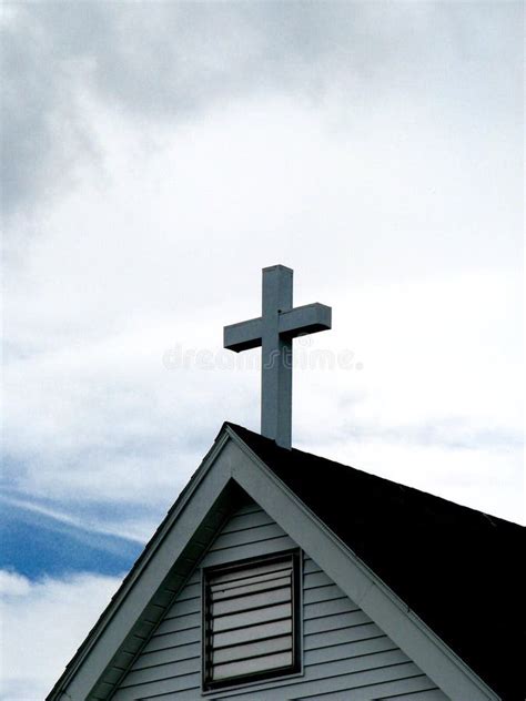 Christian Cross On Top Of A Church Roof Stock Photo Image 57084218