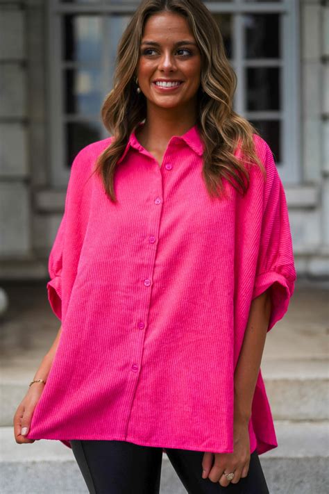 Moon Top Hot Pink South Boutique