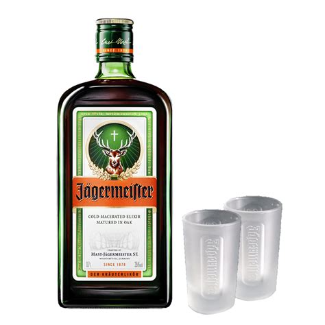 Buy Jägermeister 700ml With 2 Frosted Shot Glasses Price Offers