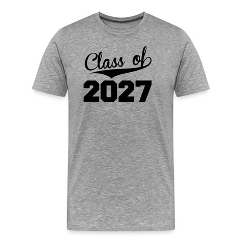Future Graduates Class Of 2027 T Shirt Mens Premium T Shirt