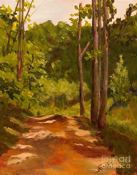 The Red Dirt Road Painting By Janet Felts Pixels