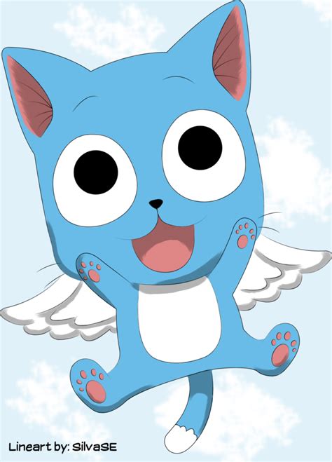 Happy From Fairy Tail By Goldfish 24 7 On Deviantart