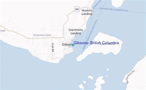 Gibsons British Columbia Tide Station Location Guide