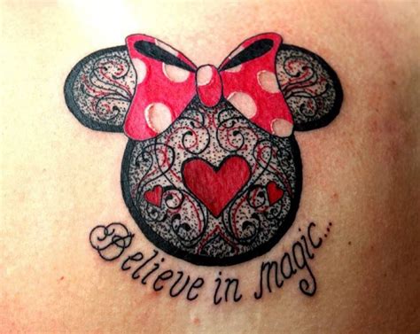 Minnie Mouse Tattoo Cute Disney Tattoos Mickey And Minnie Tattoos