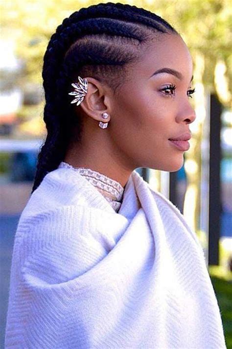 If you have an intricate wedding gown or dark eye makeup, you may want to consider wedding hairstyle for long hair with soft curls resting on your. 5 Breathtaking Wedding Braided Hairstyles for black women ...