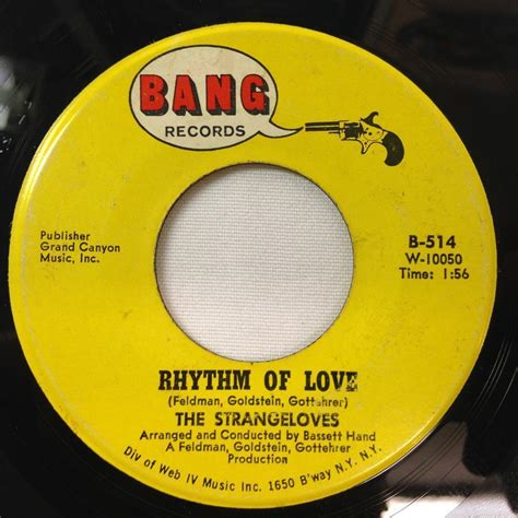 The Strangeloves 45 Night Time Rhythm Of Love Bang Records 514 Garage Ebay