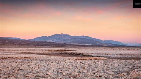 Death Valley National Park Furnace Creek Sunset Panorama California