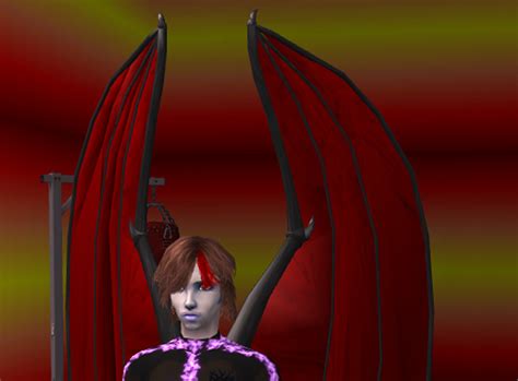 Mod The Sims Demon Wings One More Wristband For Males