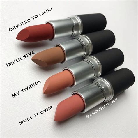 These 32 Gorgeous Mac Lipsticks Are Awesome Devoted To Chili Impulsive My Tweedy Mull It