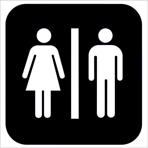 Restroom Sign Images Free Download Clip Art Free Clip