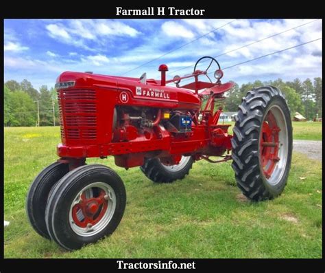Farmall H Tractor Serial Numbers Price Engine Specs And Features 2024