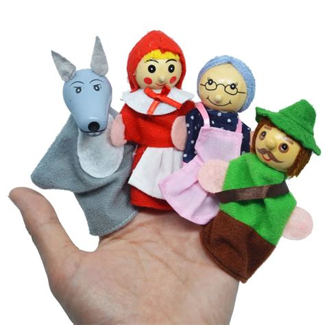 Puppets Dolls Fairy Tale Characters Finger Puppets Soft Theater Show