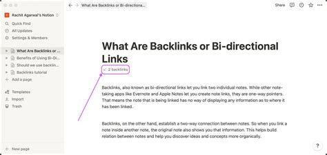 How To Create And Use Backlinks In Notion Guiding Tech