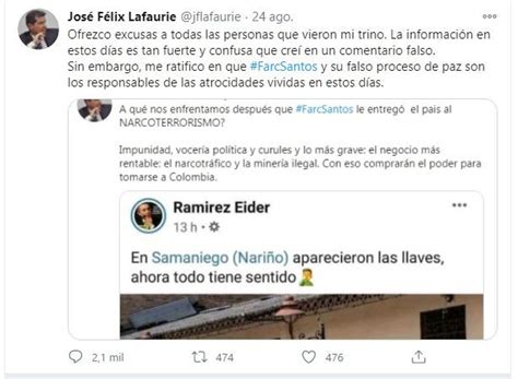 José Félix Lafaurie Compara A Ariel Ávila Con Alias Uriel Y Le Llueven