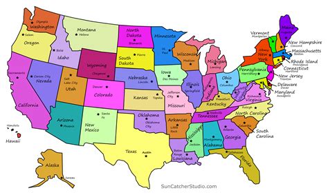 Pin By Cynthia Olson On Homeschooling In 2021 United States Map