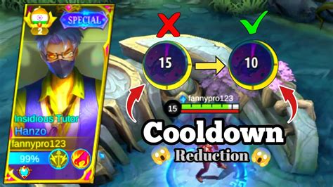 How To Get Fast Cooldown Reduction Cd My Castom Build 2023 Hanzo