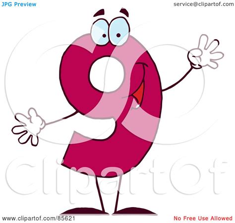 Royalty Free Rf Clipart Illustration Of A Friendly Pink
