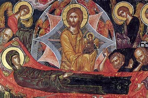 Dormition Of Virgin Mary Orthodox Icon Google Search Iconographic