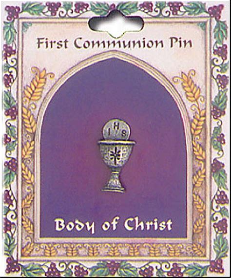 First Holy Communion Chalice Broochlapel Pin