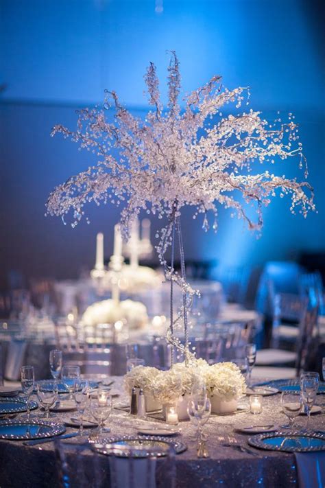 Winter Wonderland Wedding Centerpieces