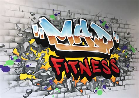 Maryland Graffiti Artist For Hire Gym Mural Graffiti Usa