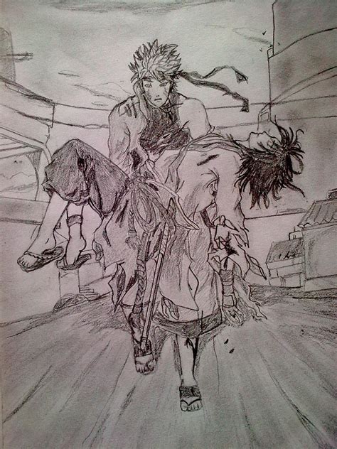 Its My 1st Black And White Naruto Drawingwhat Do U Guys