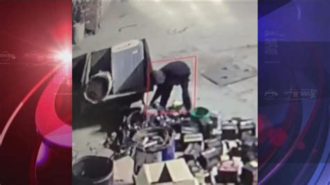 Thief Caught On Camera Stealing 25 Worth Of Copper