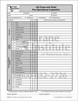 Pictures of Truck Crane Inspection Checklist