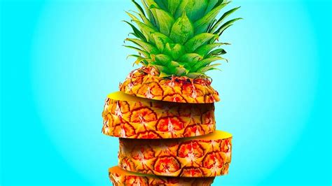 Pineapple Fruit Exotic Slices 4k Hd Wallpaper